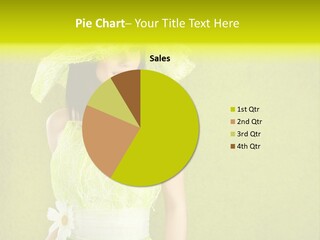 Spring Woman Model PowerPoint Template