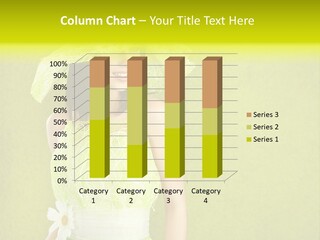 Spring Woman Model PowerPoint Template