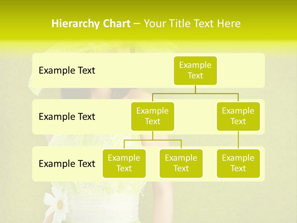 Spring Woman Model PowerPoint Template