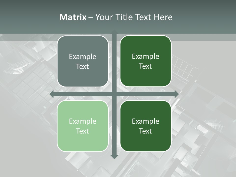 Model Construction Black PowerPoint Template