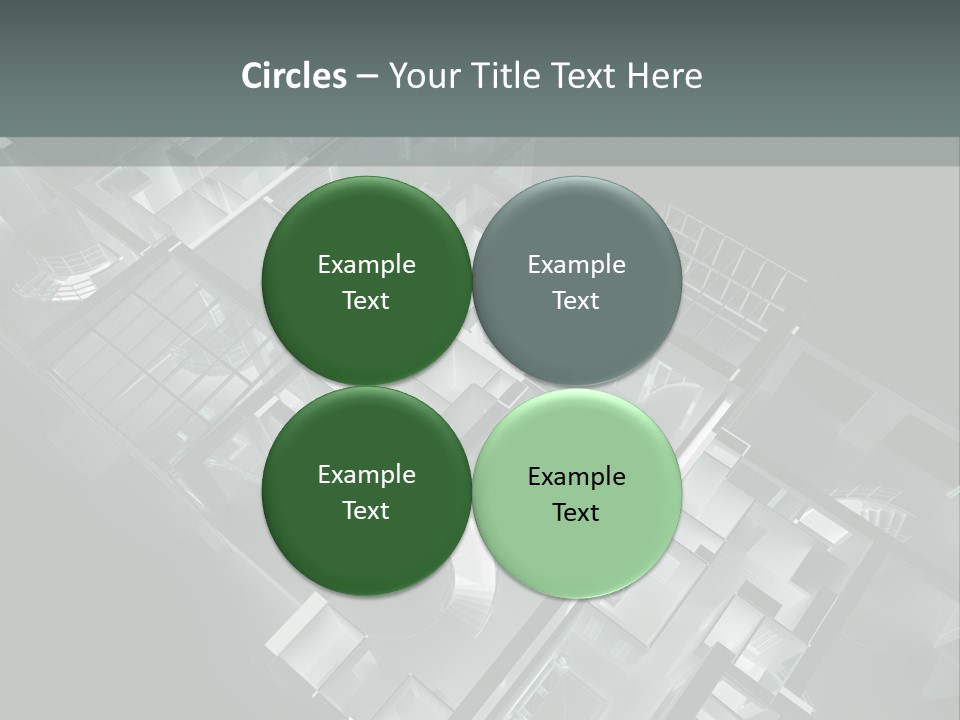 Model Construction Black PowerPoint Template