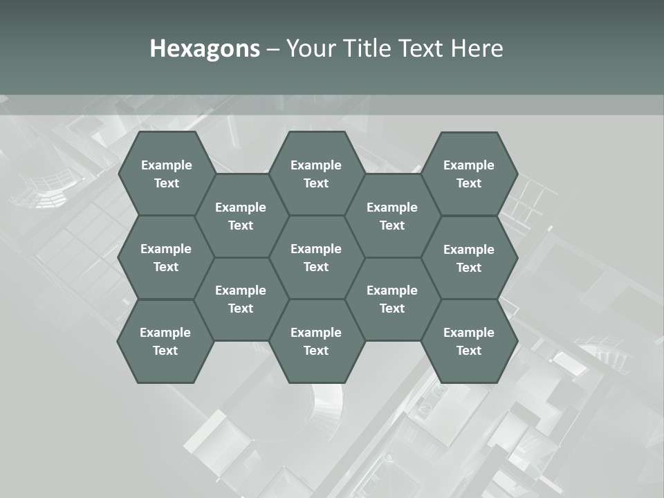 Model Construction Black PowerPoint Template