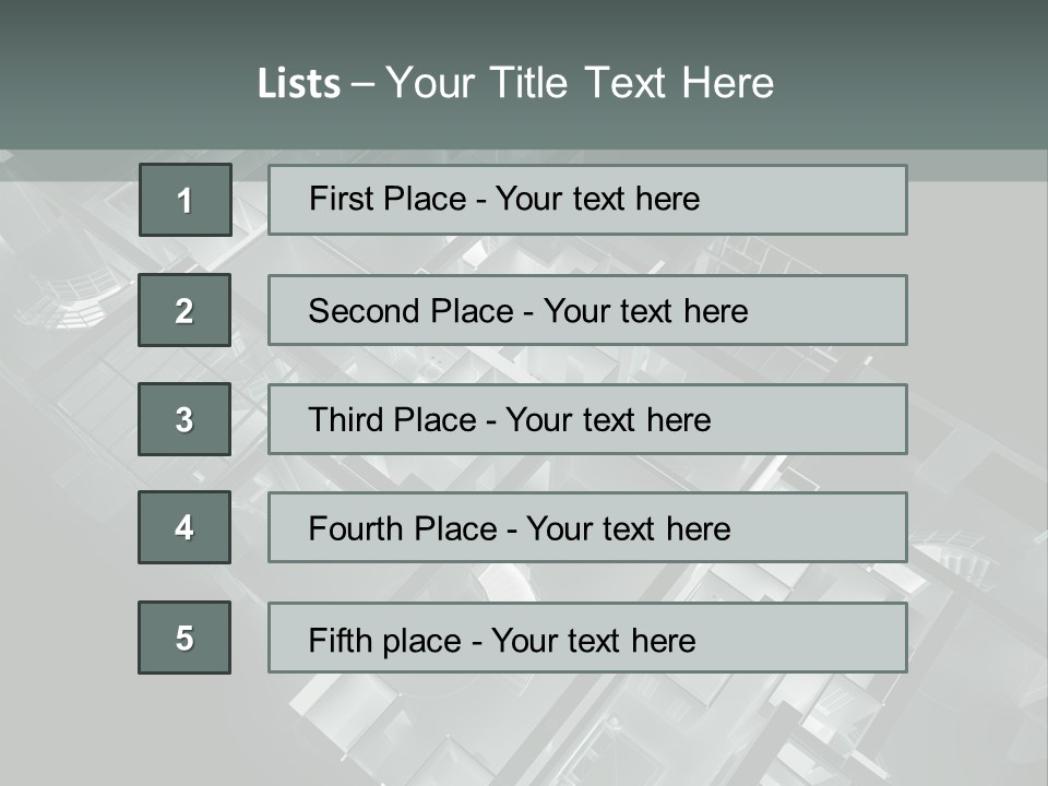 Model Construction Black PowerPoint Template