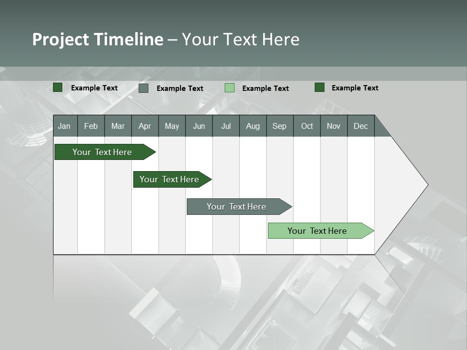 Model Construction Black PowerPoint Template