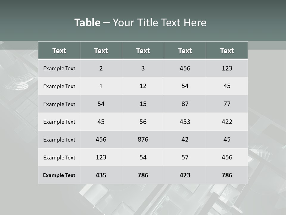 Model Construction Black PowerPoint Template