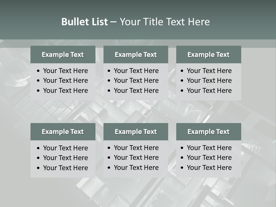 Model Construction Black PowerPoint Template