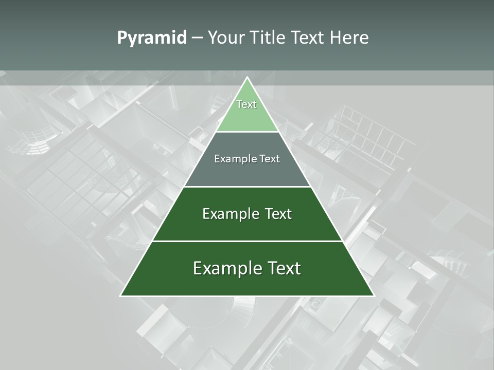 Model Construction Black PowerPoint Template