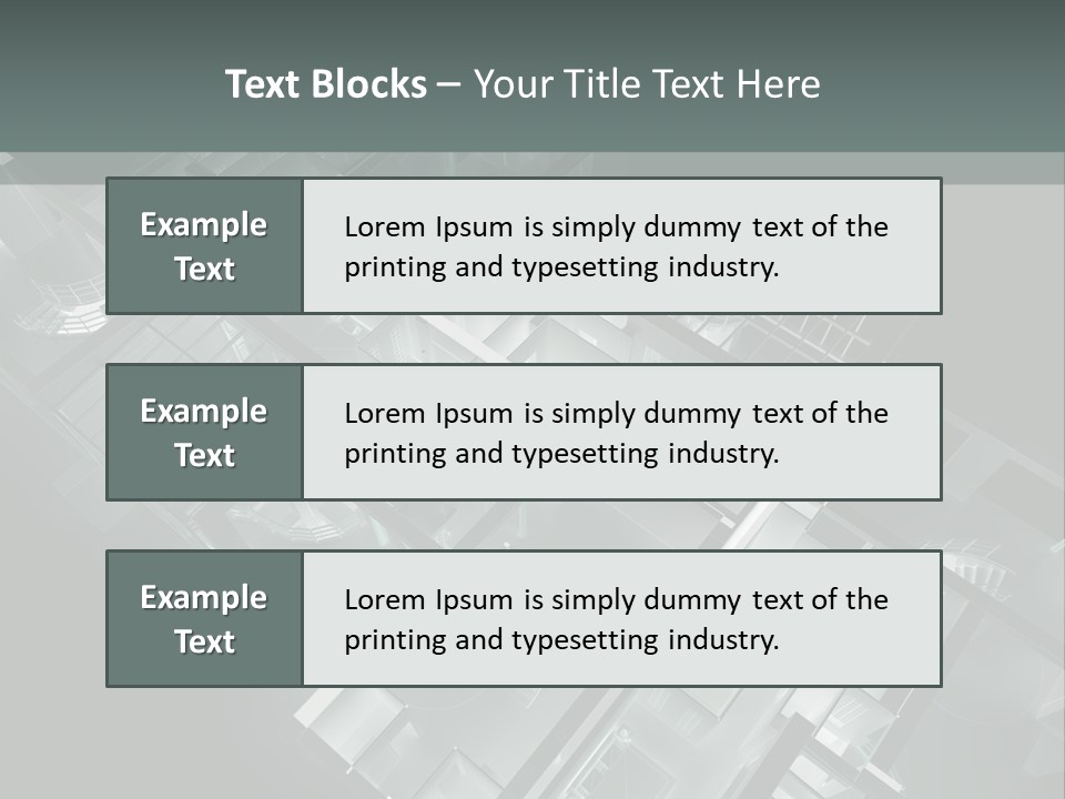 Model Construction Black PowerPoint Template