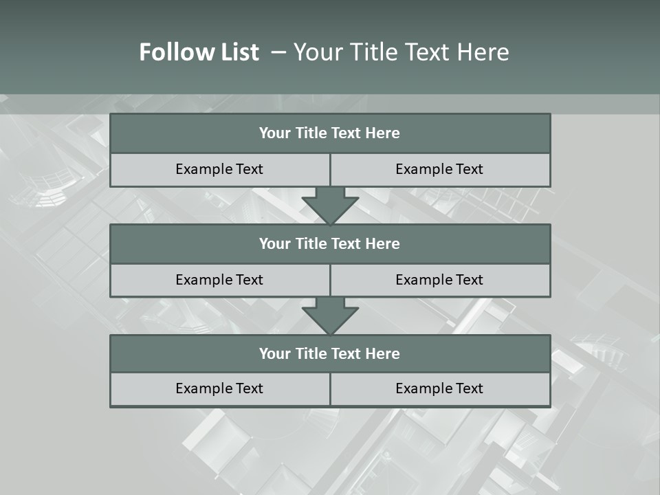 Model Construction Black PowerPoint Template