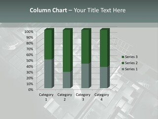 Model Construction Black PowerPoint Template