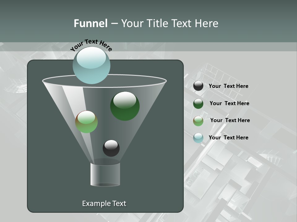 Model Construction Black PowerPoint Template