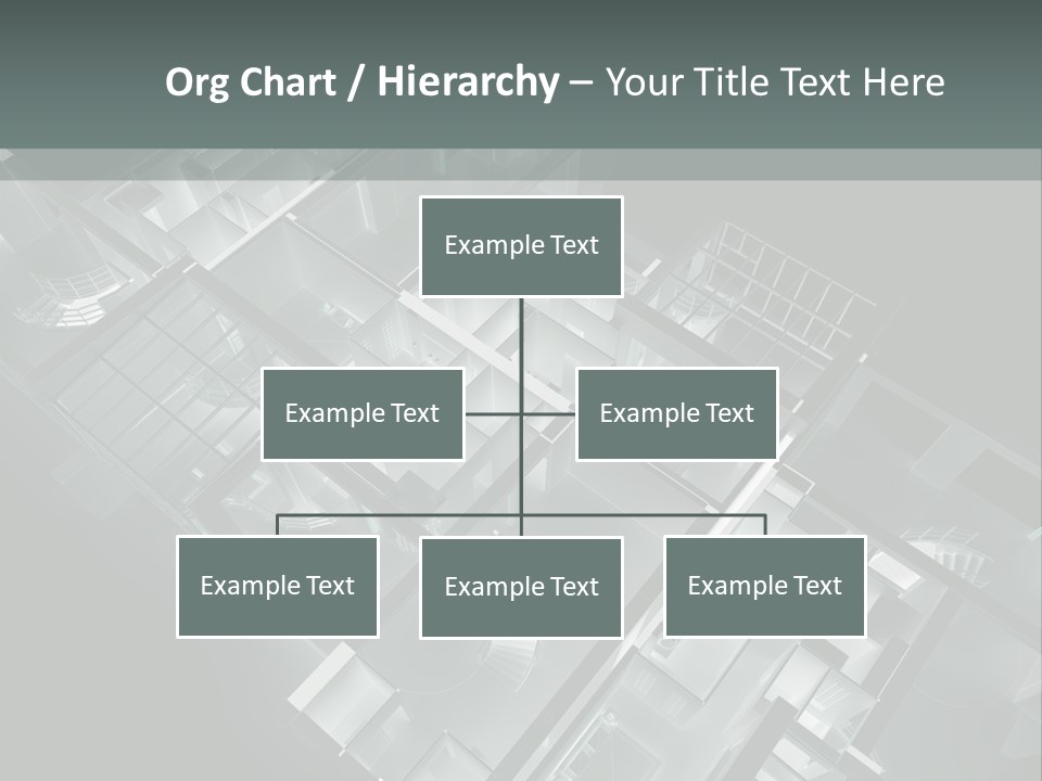 Model Construction Black PowerPoint Template