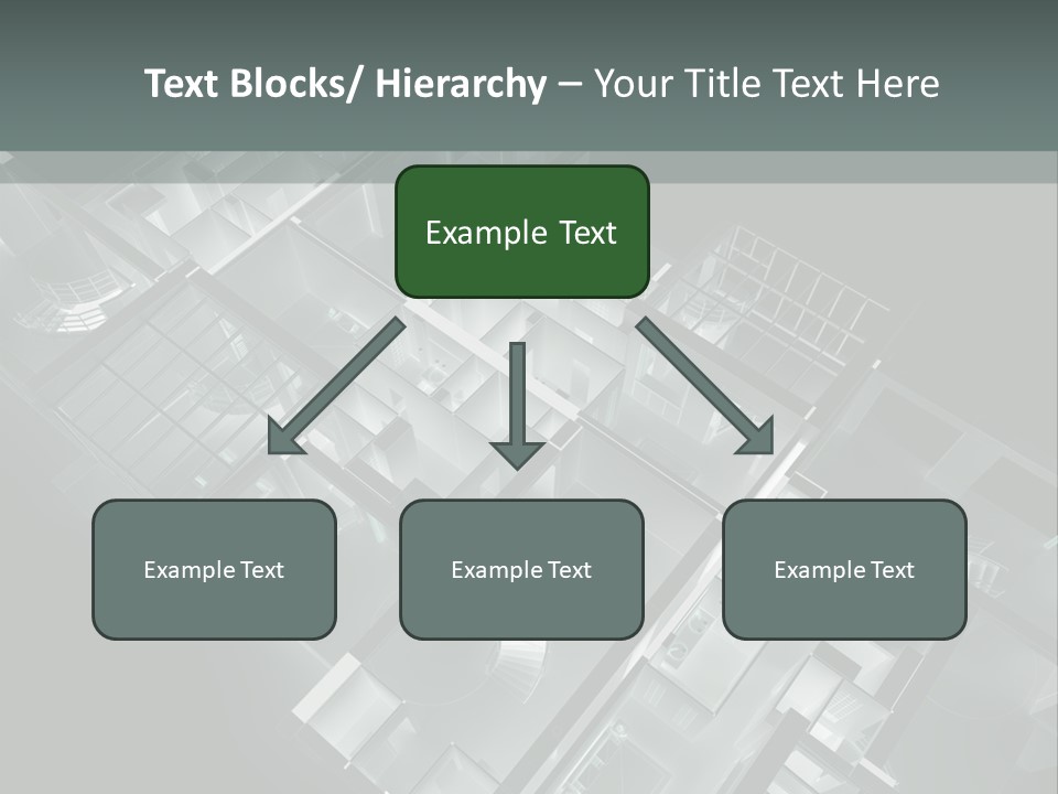 Model Construction Black PowerPoint Template