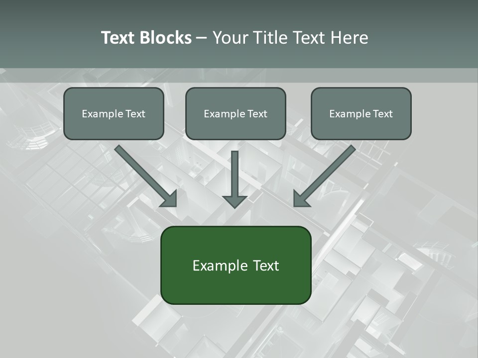 Model Construction Black PowerPoint Template