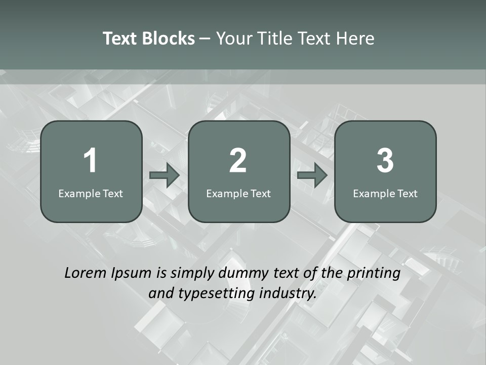 Model Construction Black PowerPoint Template