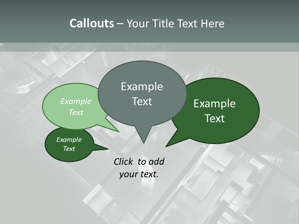 Model Construction Black PowerPoint Template