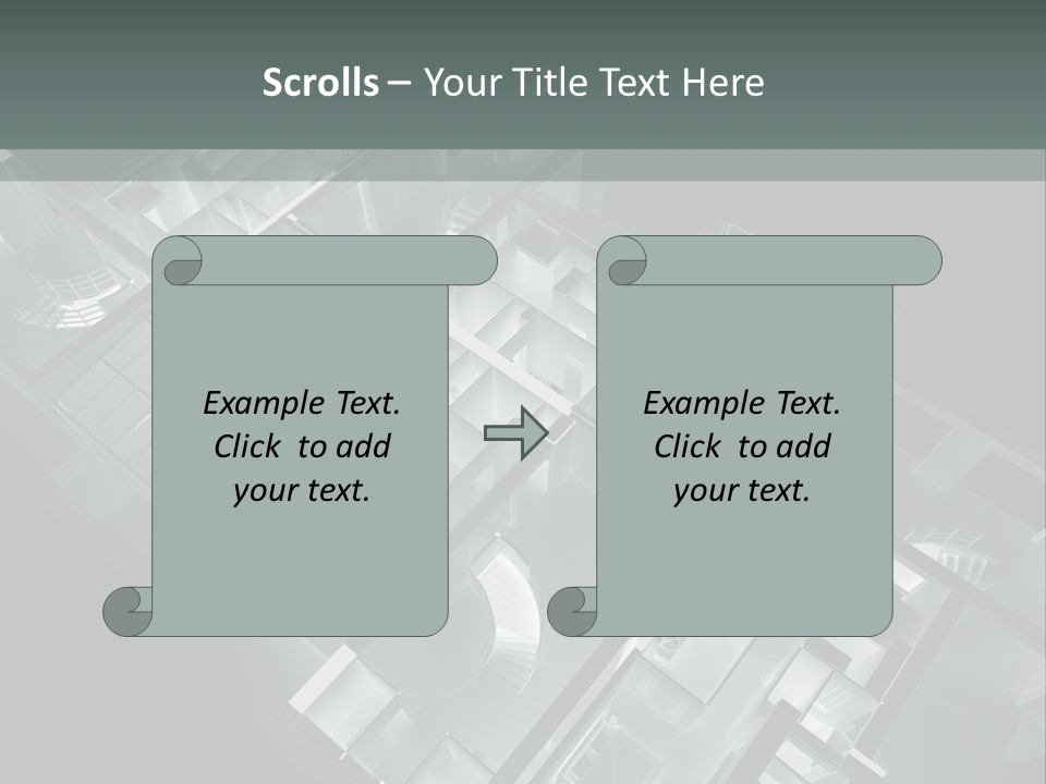 Model Construction Black PowerPoint Template