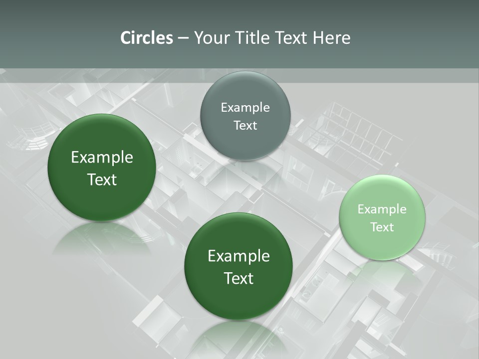 Model Construction Black PowerPoint Template
