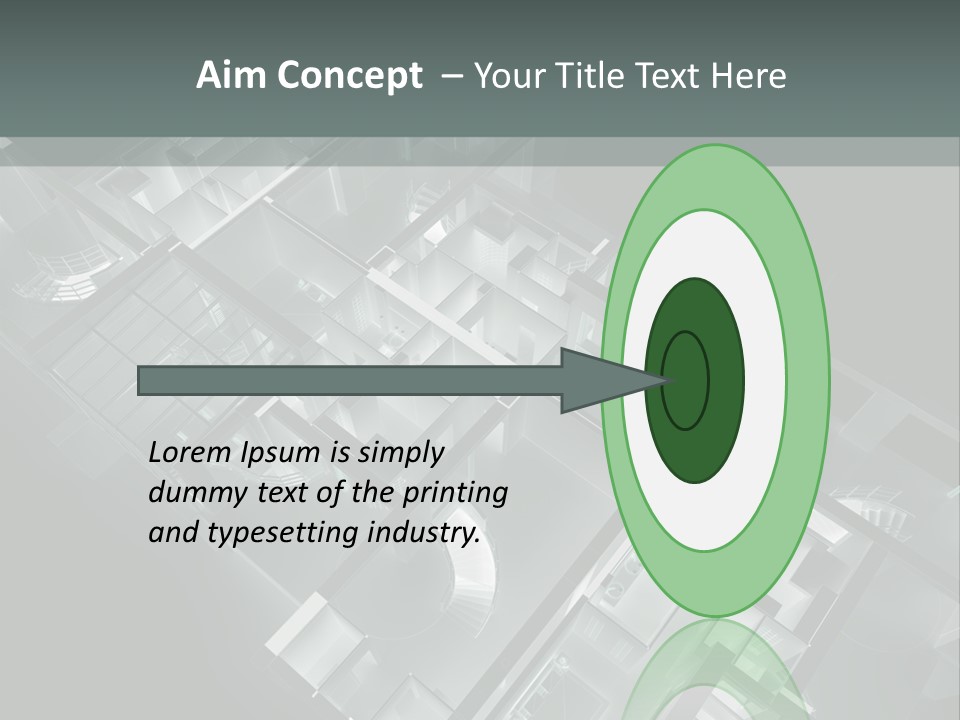 Model Construction Black PowerPoint Template