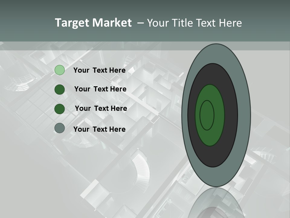 Model Construction Black PowerPoint Template