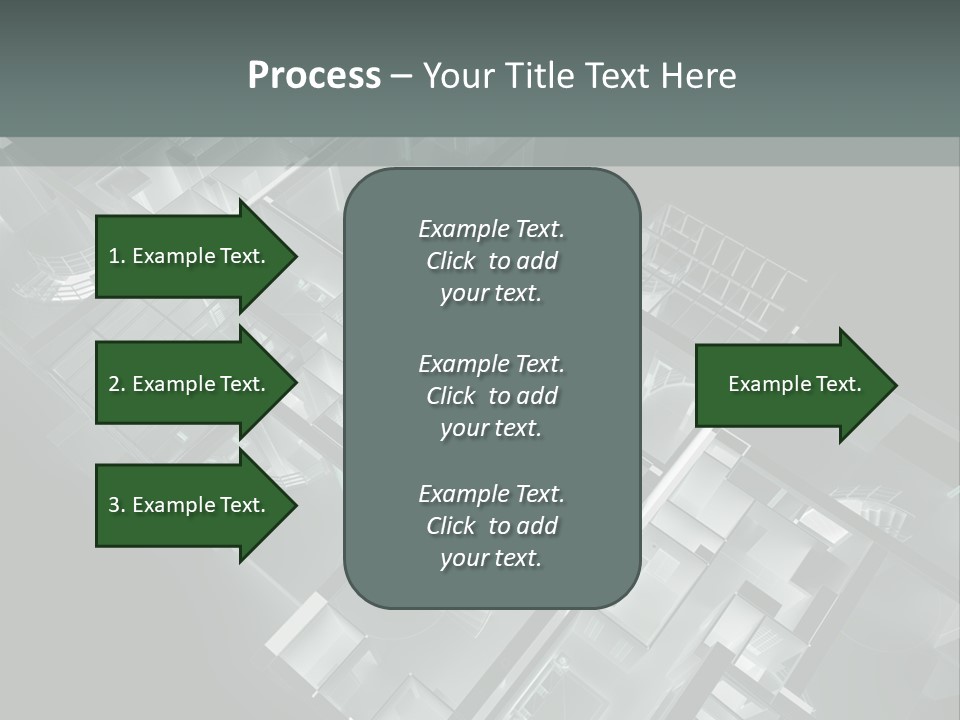 Model Construction Black PowerPoint Template