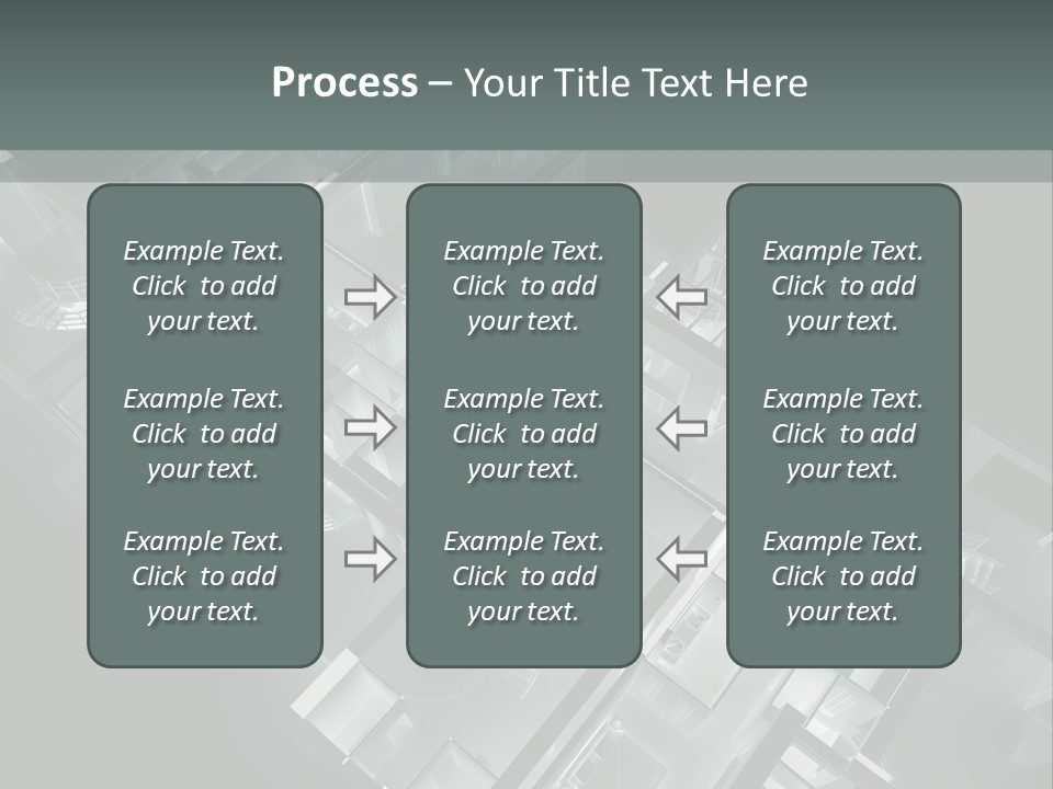 Model Construction Black PowerPoint Template