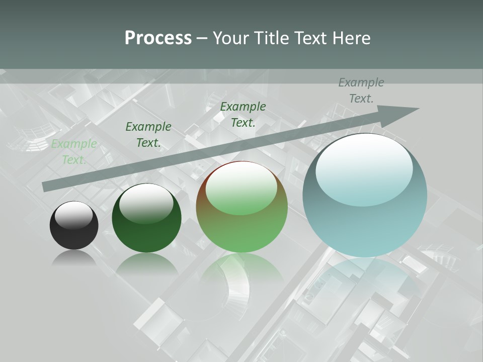 Model Construction Black PowerPoint Template