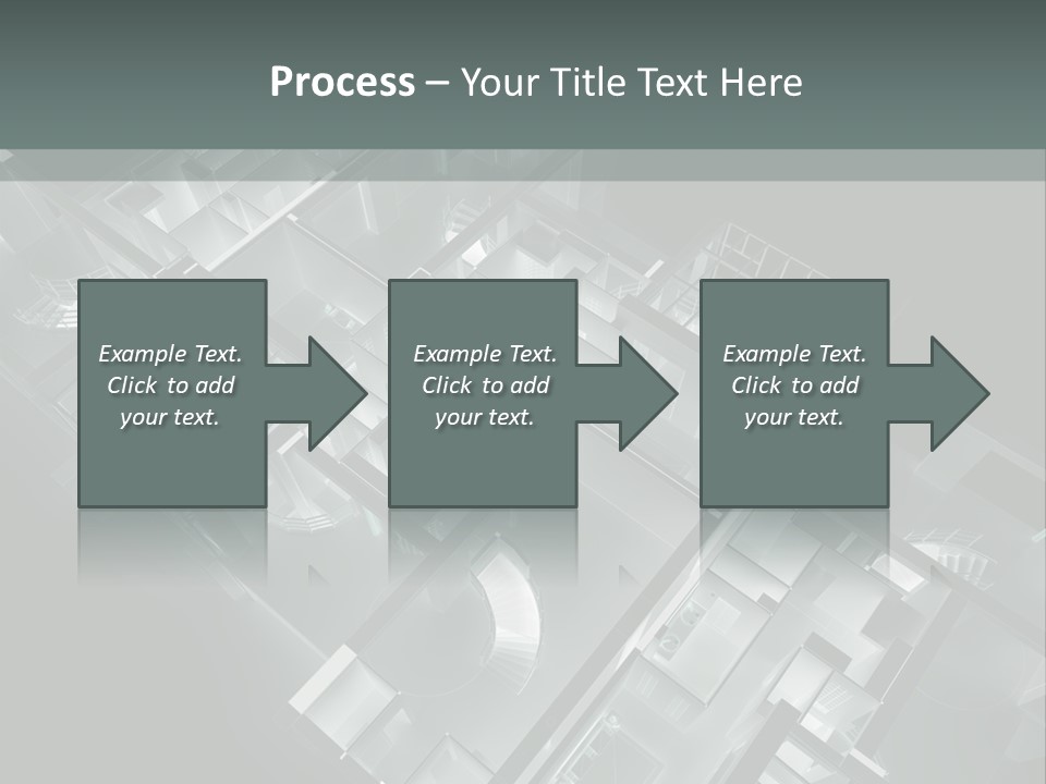 Model Construction Black PowerPoint Template