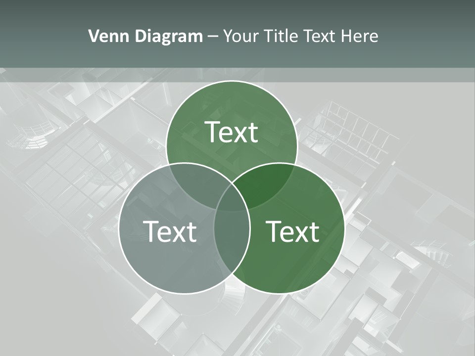 Model Construction Black PowerPoint Template