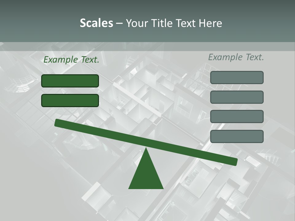 Model Construction Black PowerPoint Template