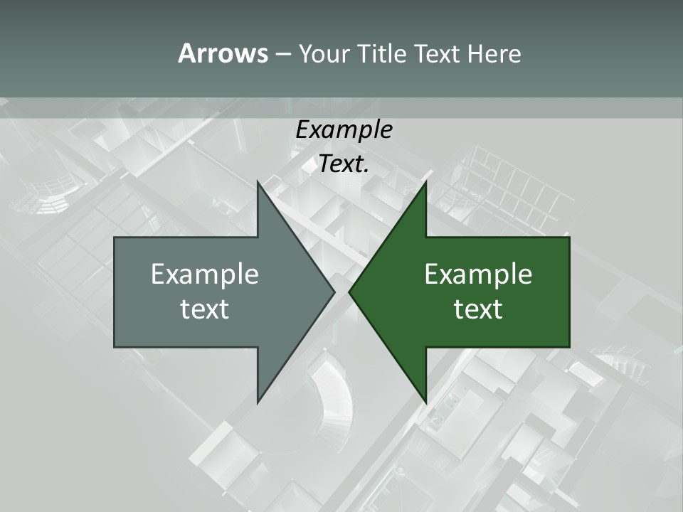 Model Construction Black PowerPoint Template