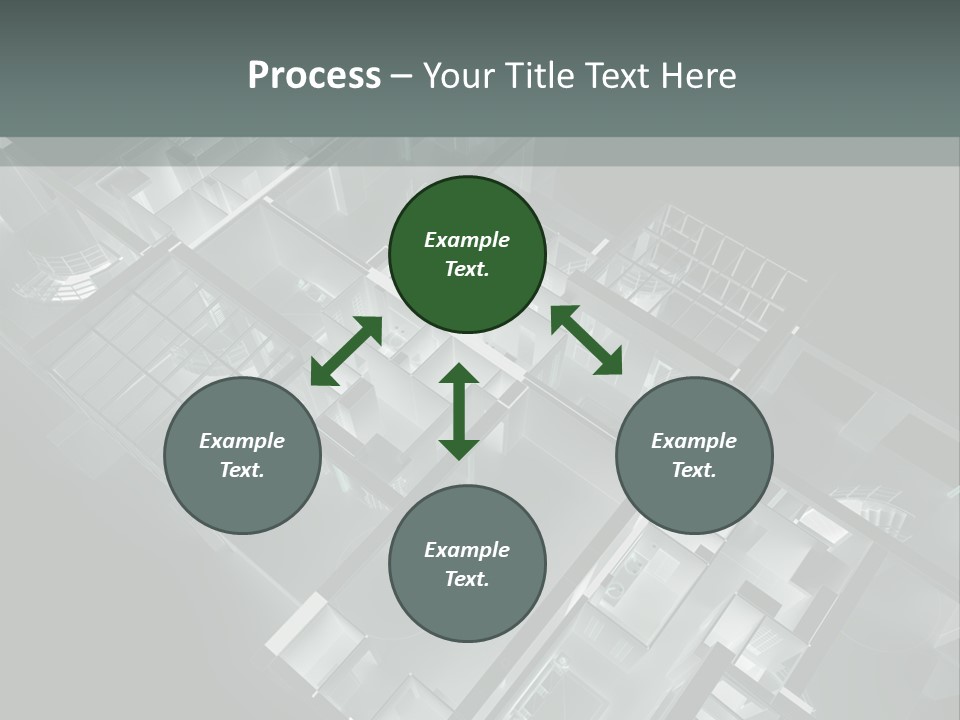 Model Construction Black PowerPoint Template