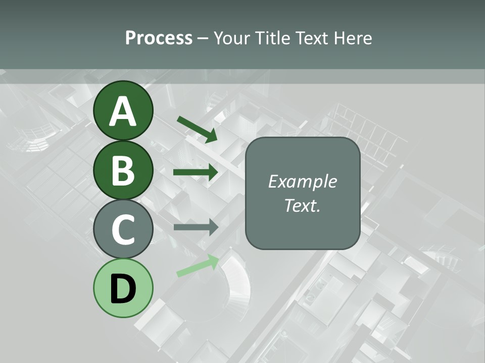Model Construction Black PowerPoint Template