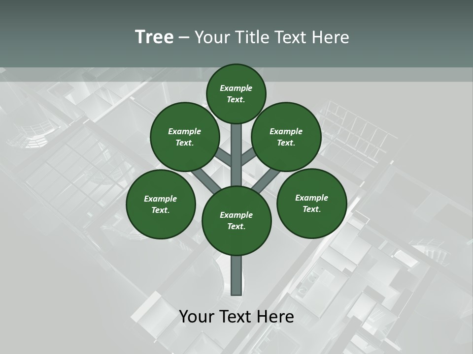 Model Construction Black PowerPoint Template