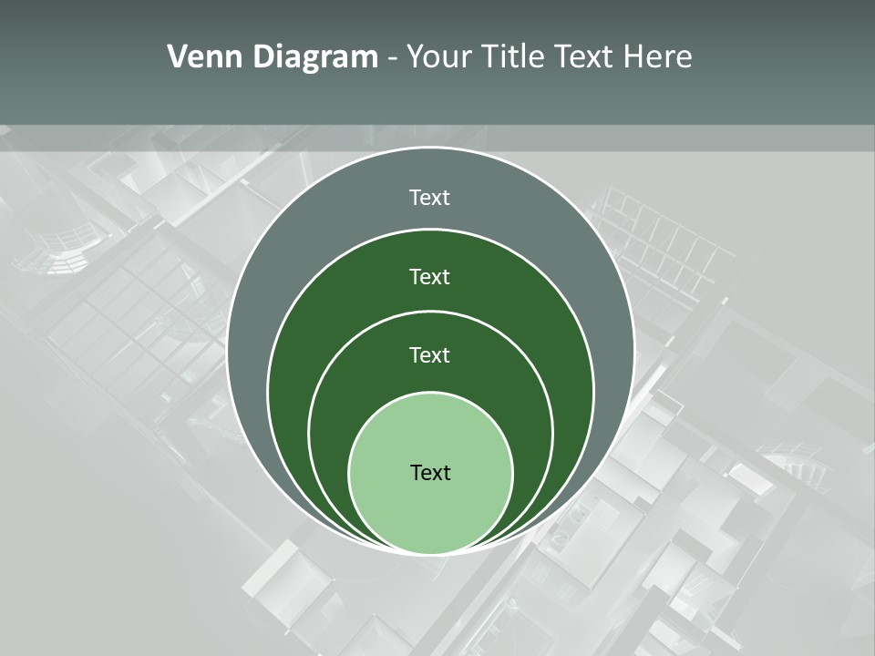 Model Construction Black PowerPoint Template