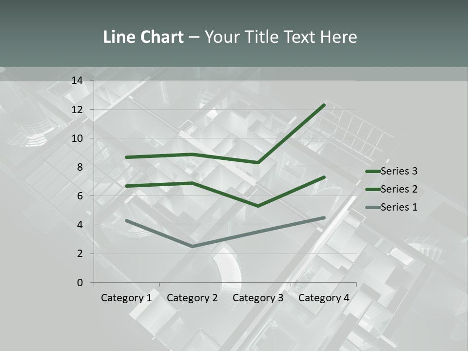 Model Construction Black PowerPoint Template