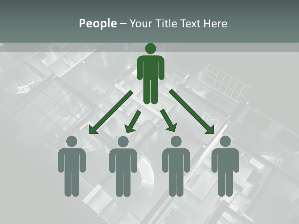 Model Construction Black PowerPoint Template