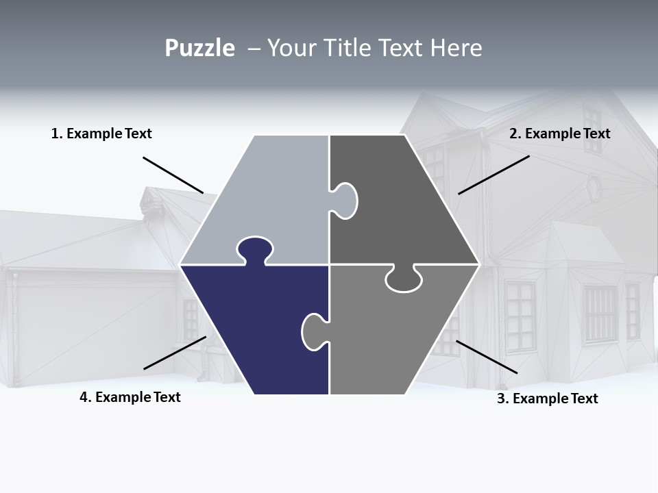 Classical Mock Up Building PowerPoint Template
