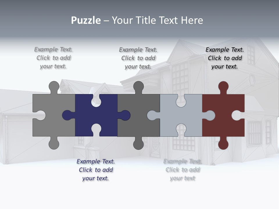 Classical Mock Up Building PowerPoint Template