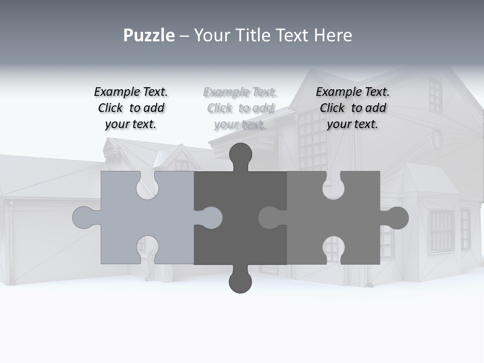 Classical Mock Up Building PowerPoint Template