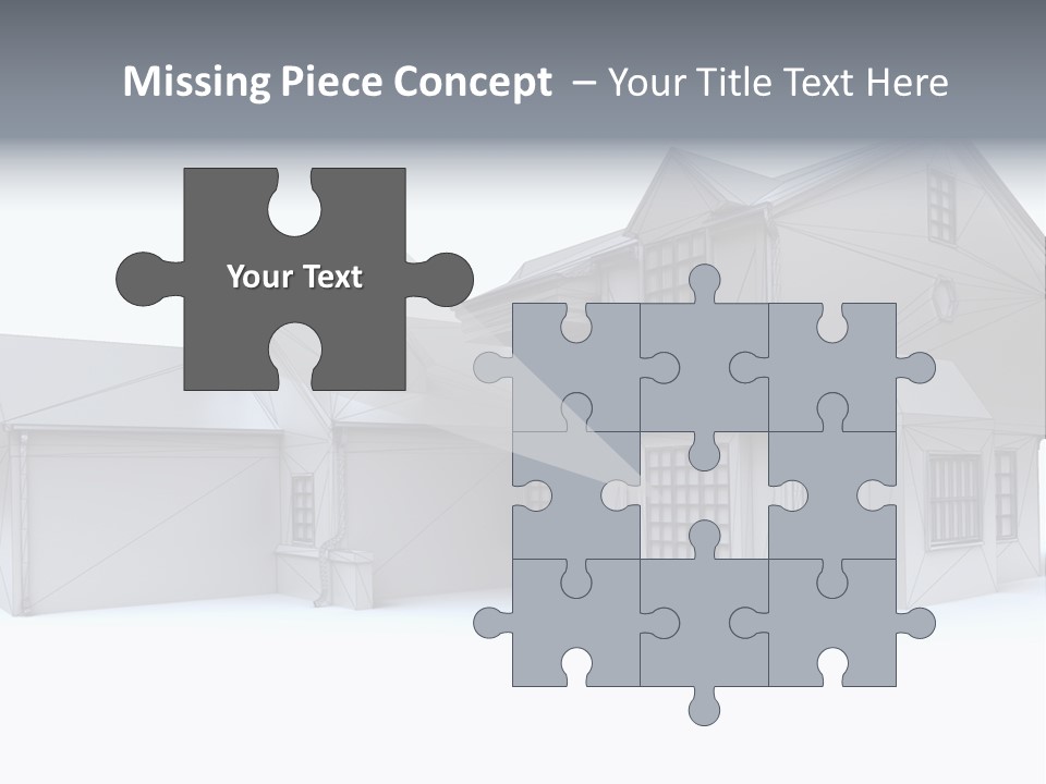 Classical Mock Up Building PowerPoint Template