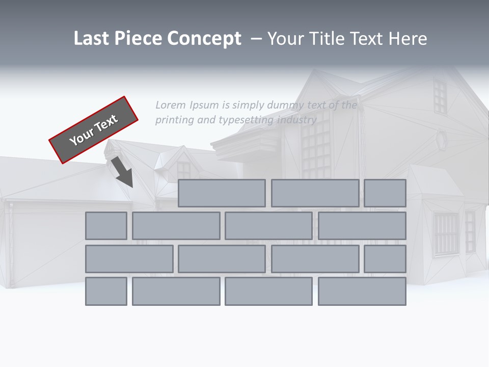 Classical Mock Up Building PowerPoint Template