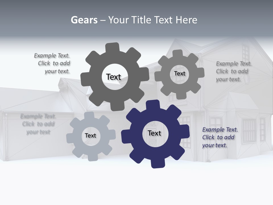 Classical Mock Up Building PowerPoint Template