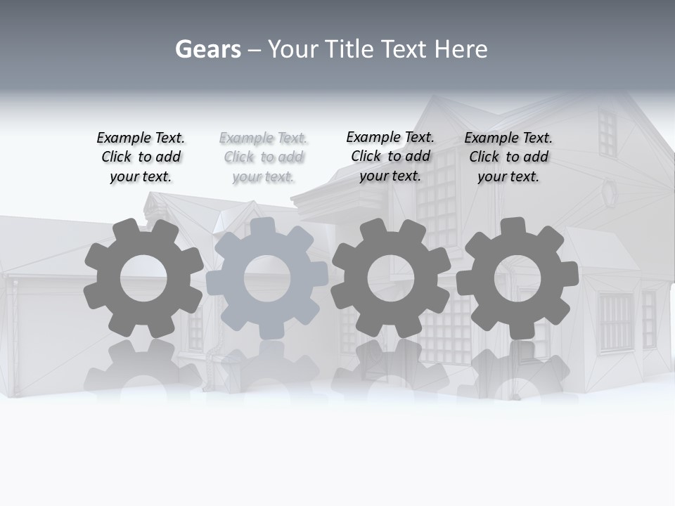 Classical Mock Up Building PowerPoint Template