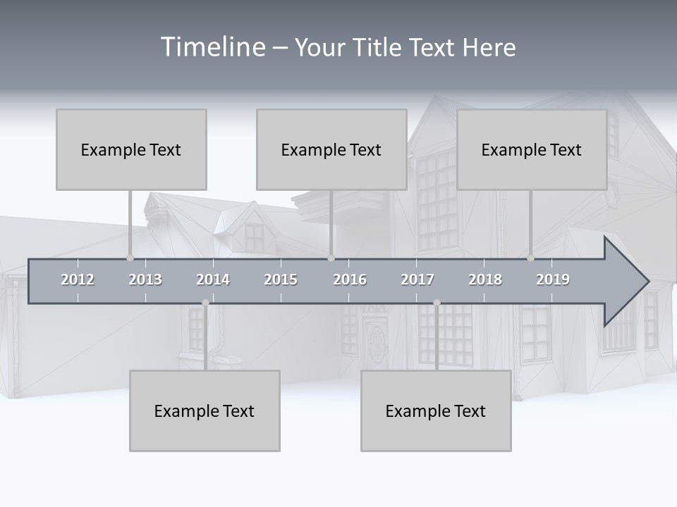 Classical Mock Up Building PowerPoint Template