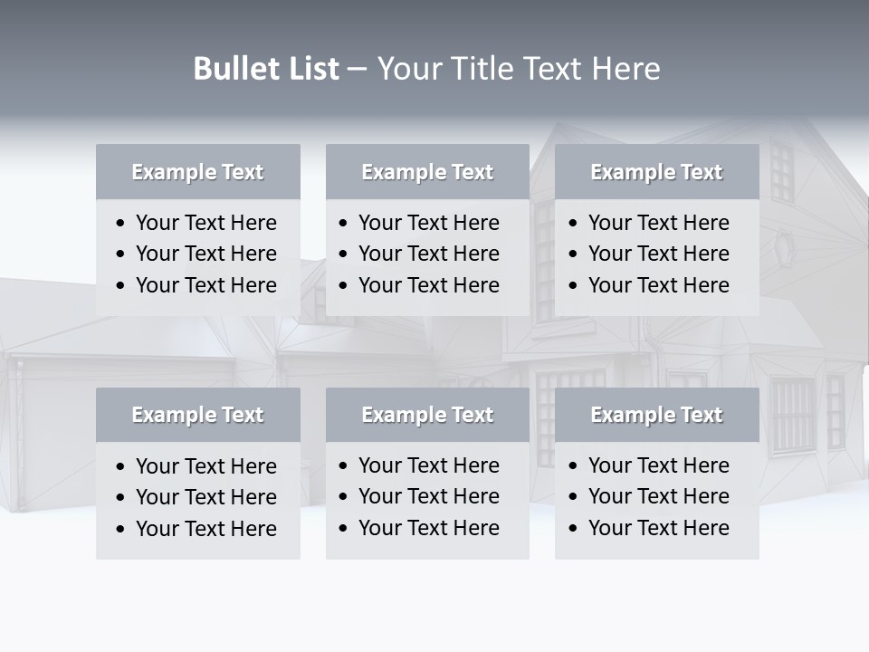 Classical Mock Up Building PowerPoint Template