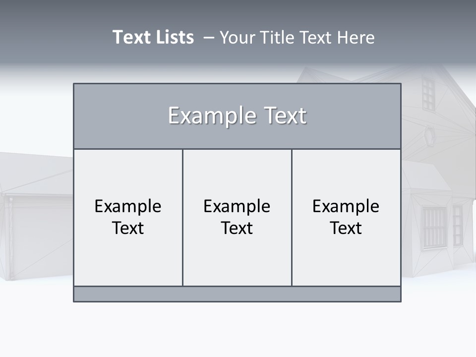 Classical Mock Up Building PowerPoint Template