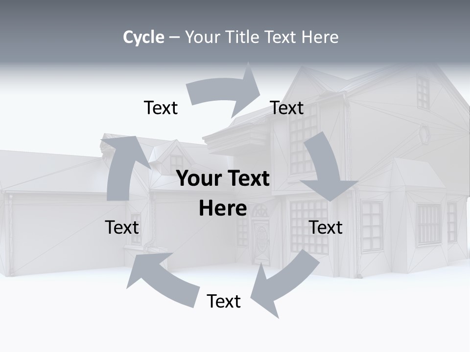 Classical Mock Up Building PowerPoint Template