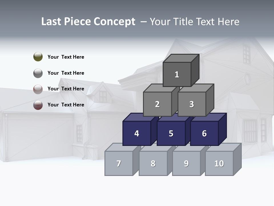 Classical Mock Up Building PowerPoint Template