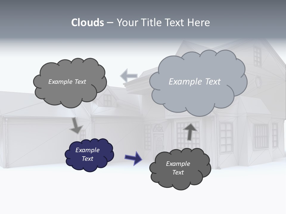 Classical Mock Up Building PowerPoint Template